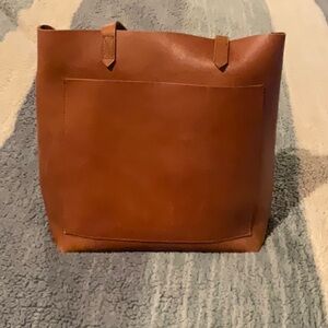 Brown Leather Tote Bag